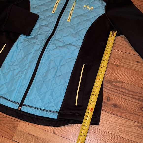 Fila Sport Quilted Front Jacket Size M - Picture 3 of 7